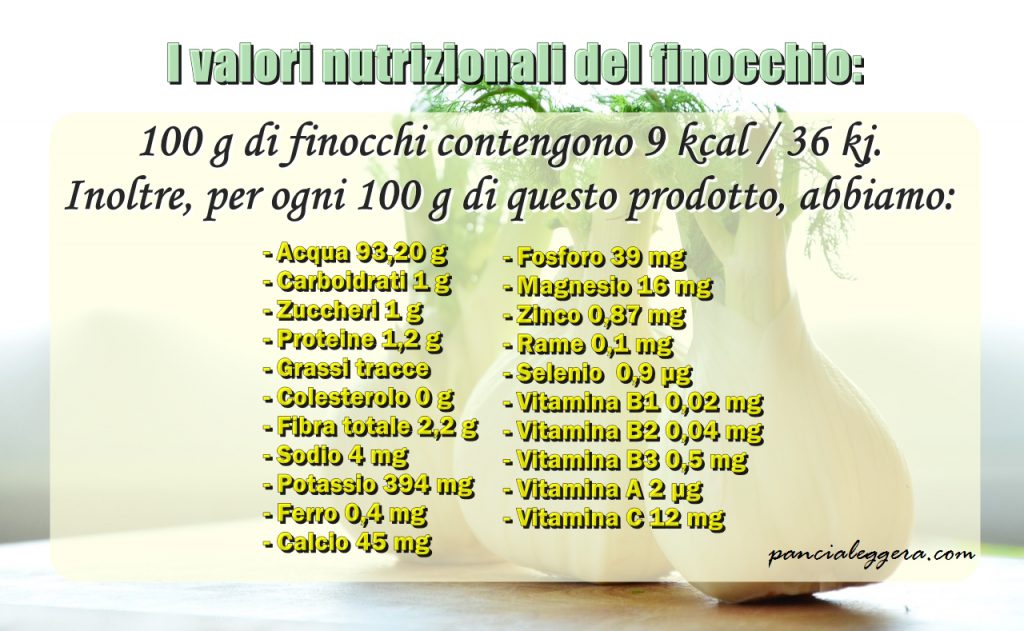 finocchio-valori-nutrizionali-pancialeggera