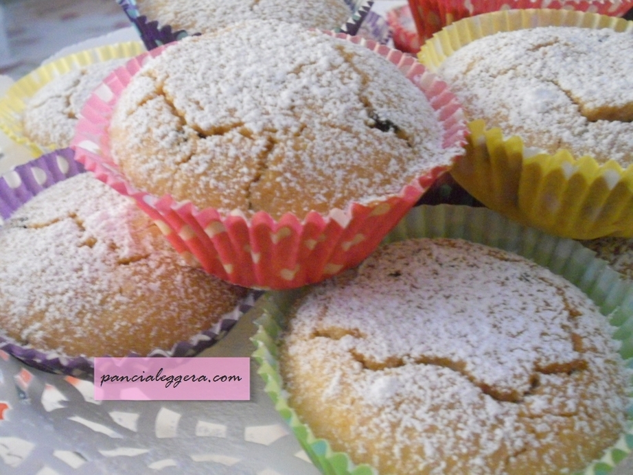 Muffin al cocco e gocce di cioccolato – ricetta light, senza glutine e senza uova