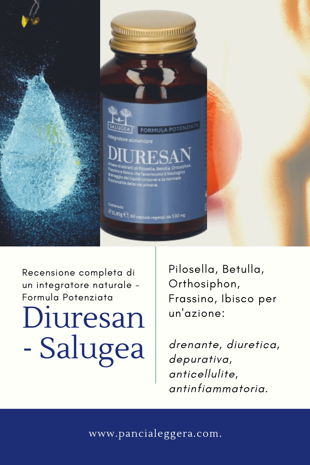 La Formula Potenziata di Diuresan Salugea – integratore naturale diuretico e drenante