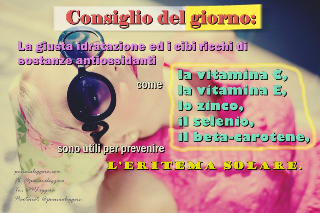 Consigli Salute Benessere 7-11 agosto 2017 - Pancia Leggera