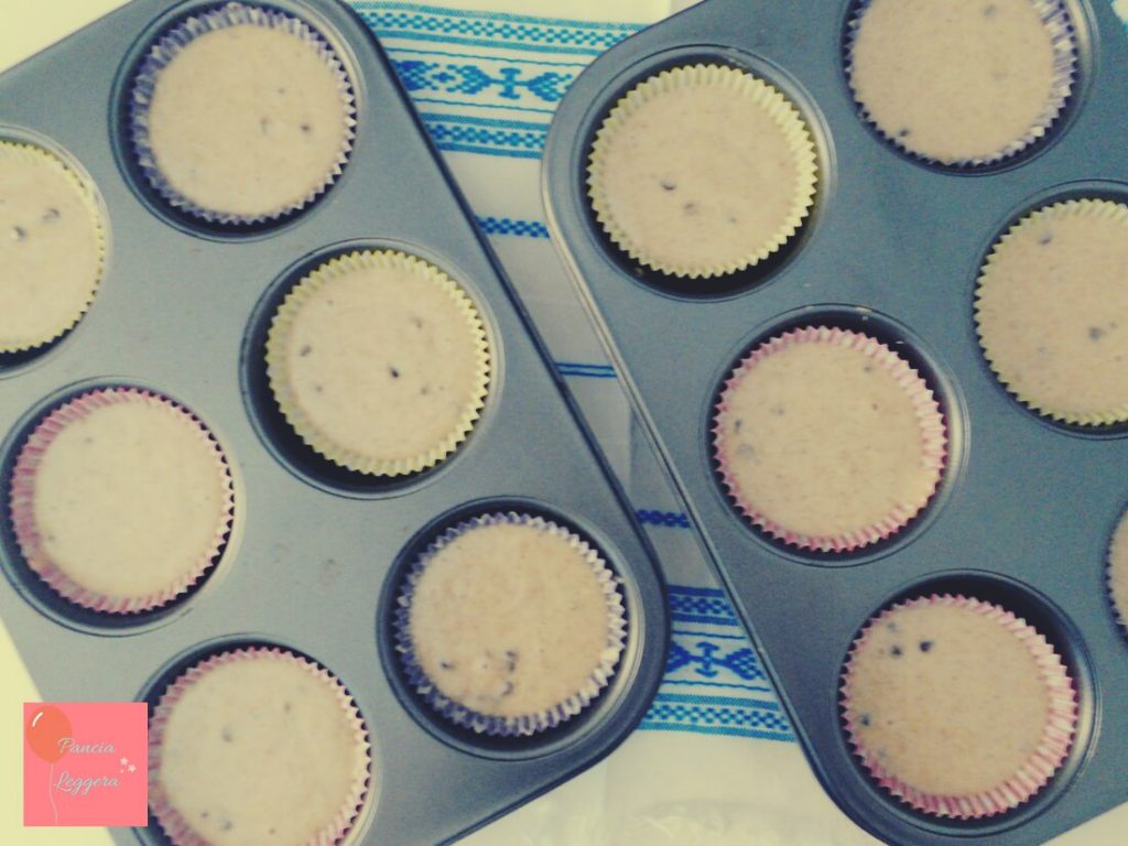 muffin-integrali-al-tè-verde-con-gocce-di-cioccolato-procedimento4-pancialeggera