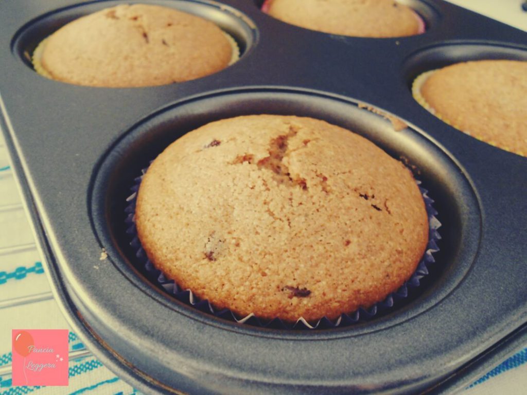 muffin-integrali-al-tè-verde-con-gocce-di-cioccolato-procedimento5-pancialeggera