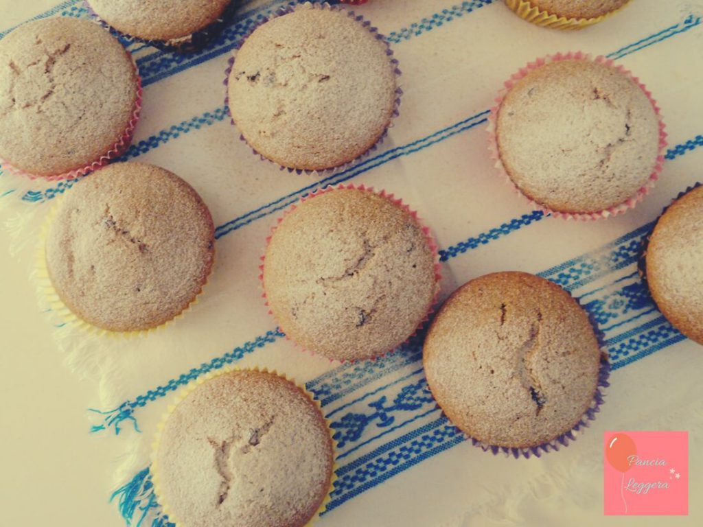 muffin-integrali-al-tè-verde-con-gocce-di-cioccolato-procedimento6-pancialeggera