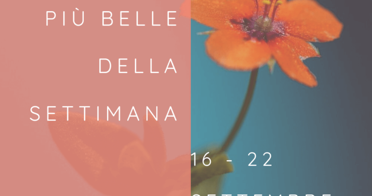 Le citazioni più belle della settimana 16-22 settembre 2019