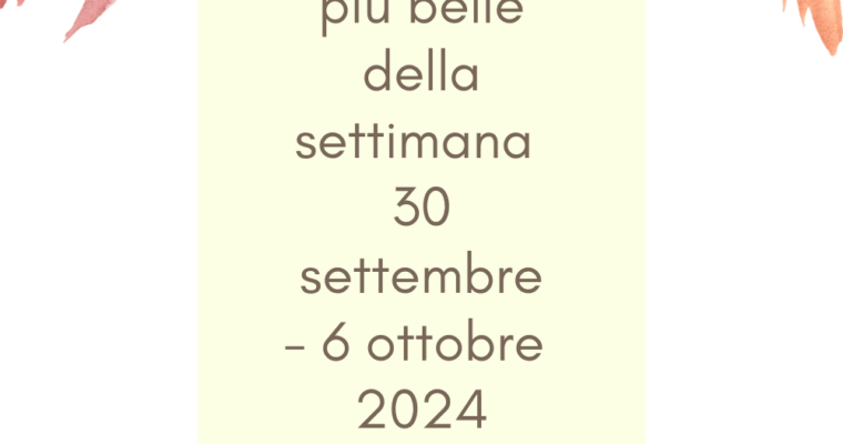 Frasi, aforismi e citazioni più belle della settimana 30 settembre – 6 ottobre 2024