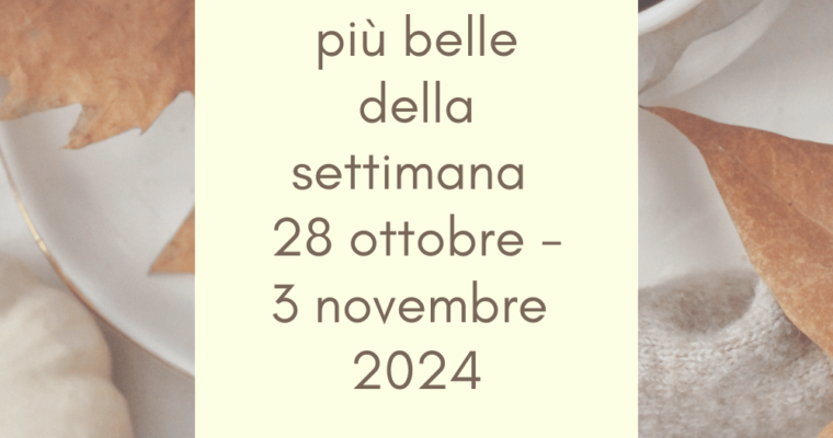 Frasi, aforismi e citazioni più belle della settimana 28 ottobre – 3 novembre 2024