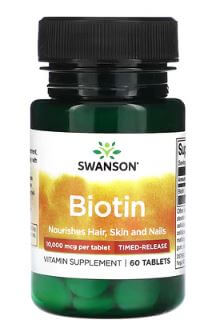 integratori di biotina - swanson biotin
