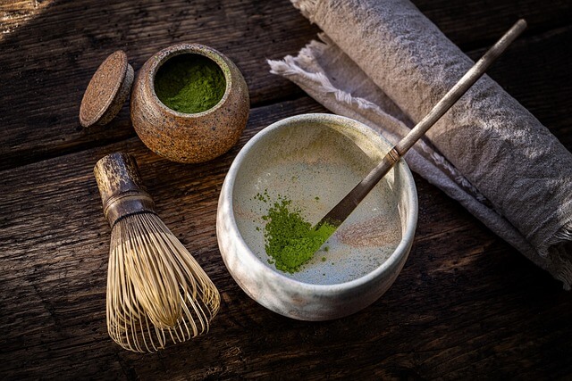 matcha - alimentazione e pelle