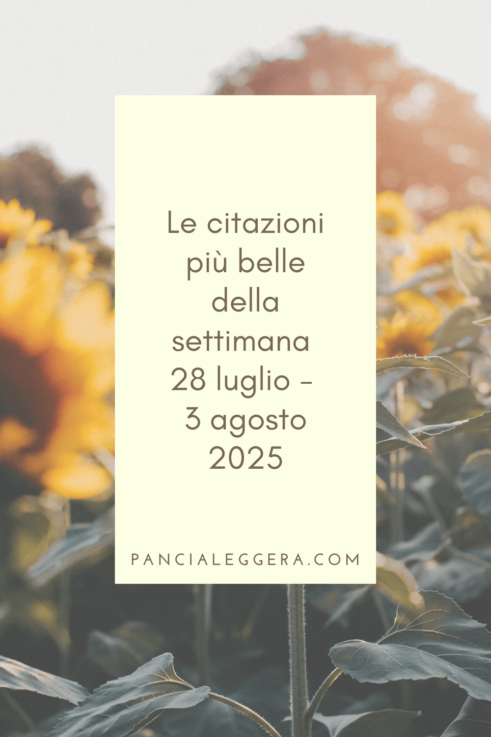 Frasi, aforismi e citazioni più belle della settimana 28 luglio – 3 agosto 2025